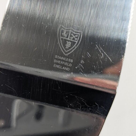 PRILL England Pie & Cake Server with Stainless Blade Blue Onion - Picture 6 of 7